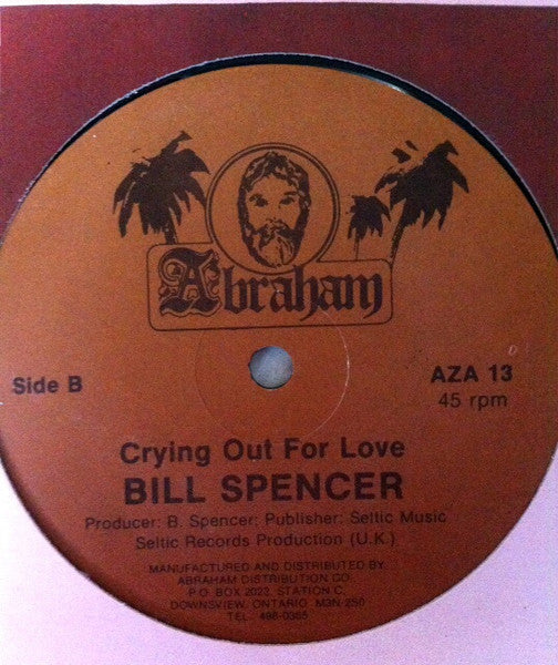 Bill Spencer : Meet Me At The Caffee / Crying Out For Love (12")