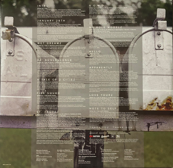 J. Cole : 2014 Forest Hills Drive (2xLP, Album, 180)