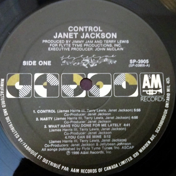 Janet Jackson : Control (LP, Album)