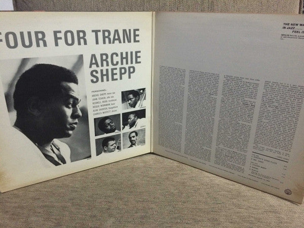 Archie Shepp : Four For Trane (LP, Album, Gat)