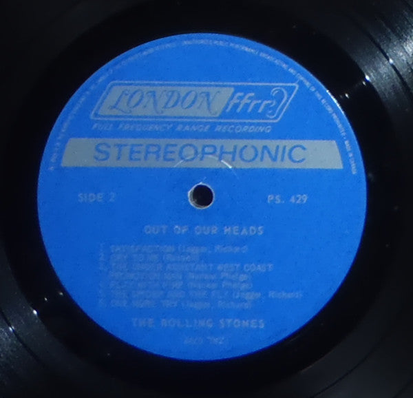 The Rolling Stones : Out Of Our Heads (LP, Album, RE, Blu)