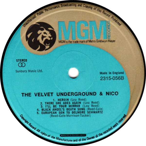 The Velvet Underground & Nico (3) : The Velvet Underground & Nico (LP, Album, RE, Gat)