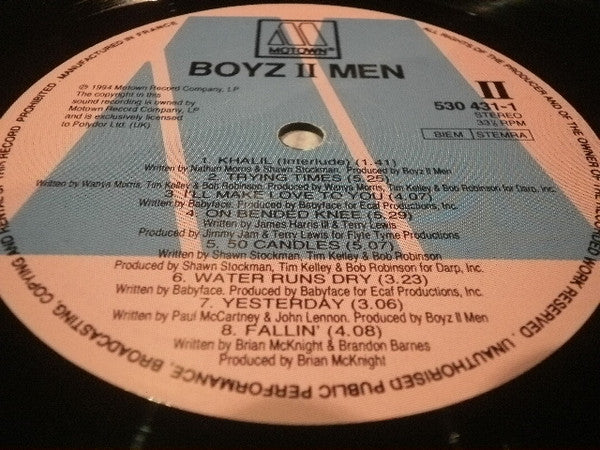 Boyz II Men :  ll  (LP, Album)