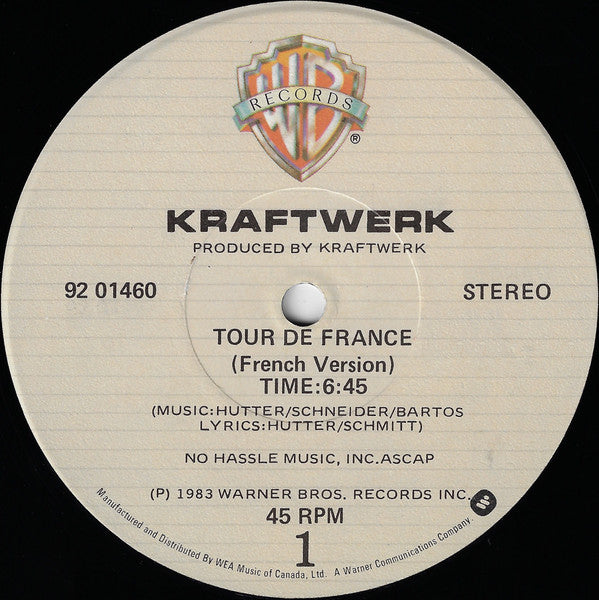 Kraftwerk : Tour De France (12", Single)