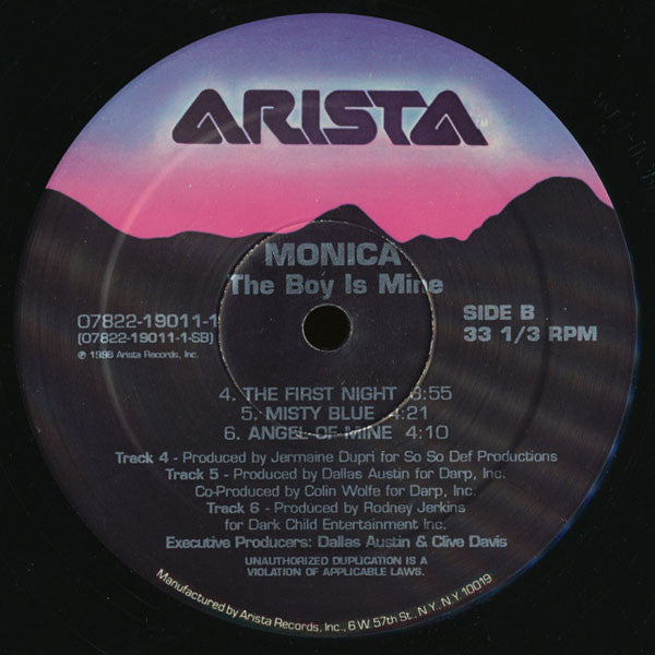 Monica : The Boy Is Mine (2xLP, Album, Pic)