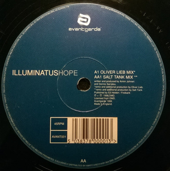 Illuminatus : Hope (12")