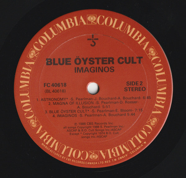 Blue Öyster Cult : Imaginos (LP, Album)