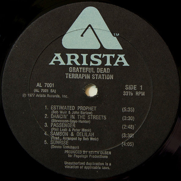 The Grateful Dead : Terrapin Station (LP, Album, All)