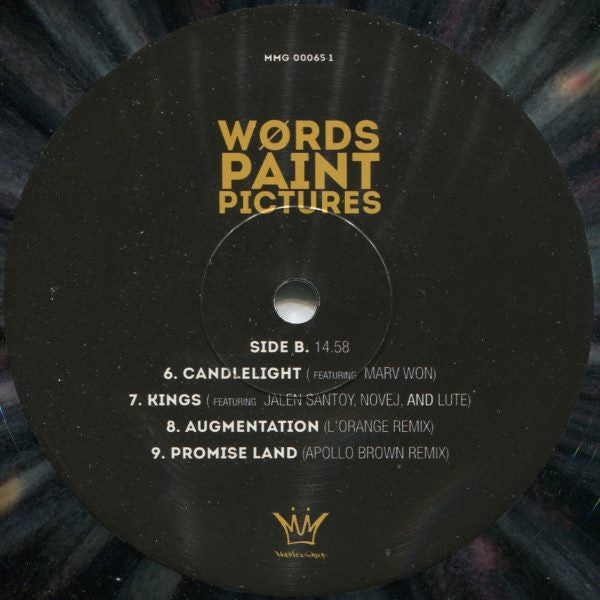 Big Pooh : Words Paint Pictures (LP, Album, Ltd, Red)