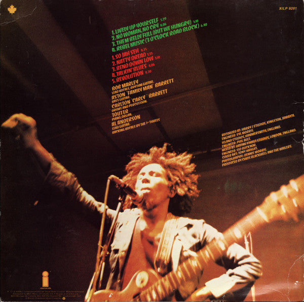 Bob Marley & The Wailers : Natty Dread (LP, Album, RE, Don)