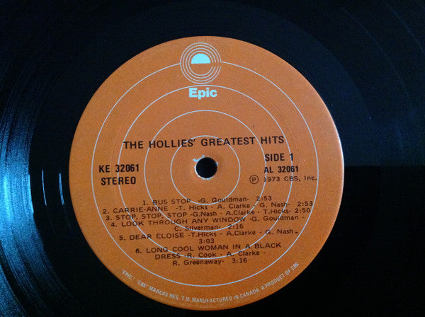 The Hollies : The Hollies' Greatest Hits (LP, Comp, RE)
