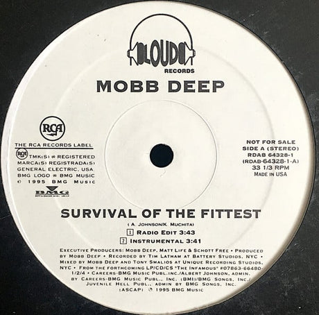 Mobb Deep : Survival Of The Fittest (12", Promo)