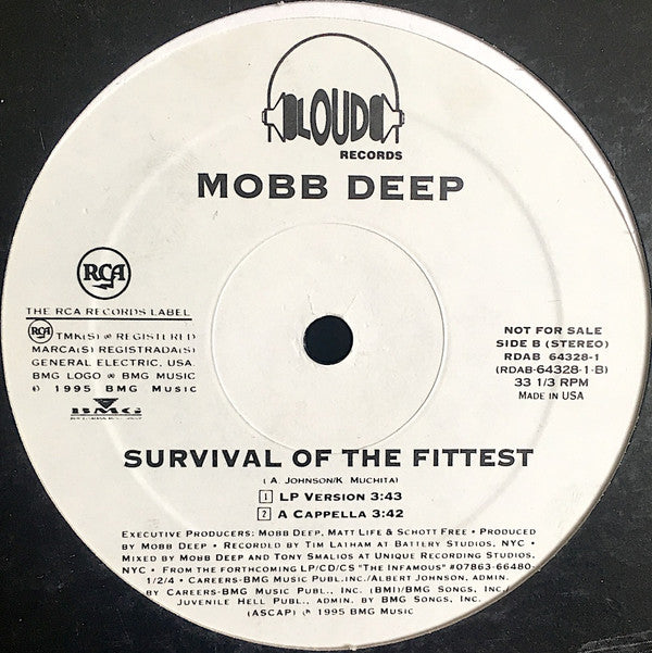 Mobb Deep : Survival Of The Fittest (12", Promo)