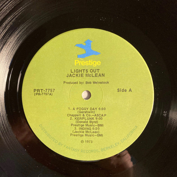 Jackie McLean : Lights Out! (LP, Album, RE, RM)
