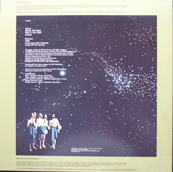 Supertramp : Crime Of The Century (LP, Album, RE, Hal)