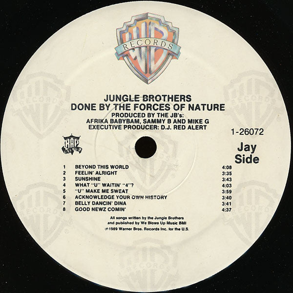 Jungle Brothers : Done By The Forces Of Nature (LP, Album)