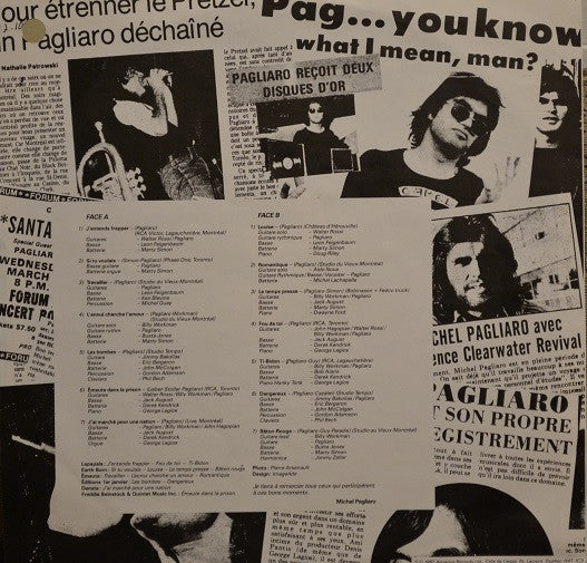 Michel Pagliaro : Avant (LP, Comp)