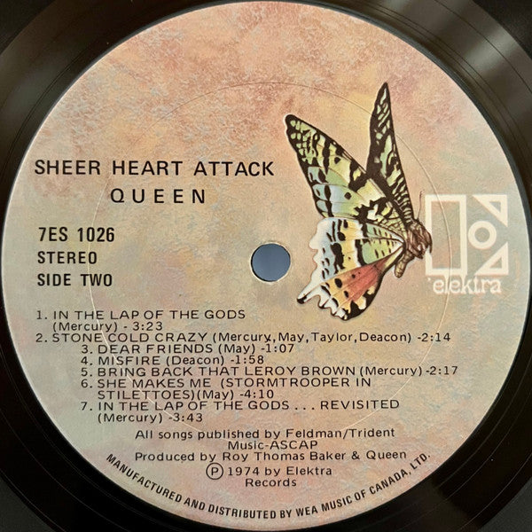 Queen : Sheer Heart Attack (LP, Album, But)
