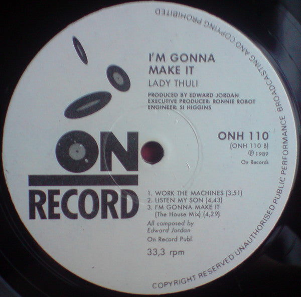 Lady Thuli : I'm Gonna Make It (LP, Album)