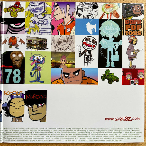 Gorillaz : Gorillaz (2xLP, Album, RE)
