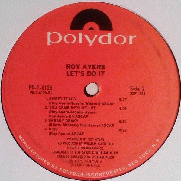 Roy Ayers : Let's Do It (LP, Album)