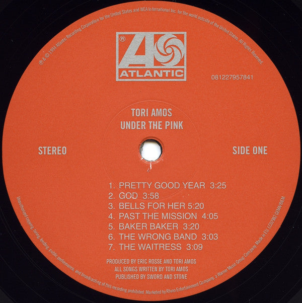 Tori Amos : Under The Pink (LP, Album, RE, RM, 180)