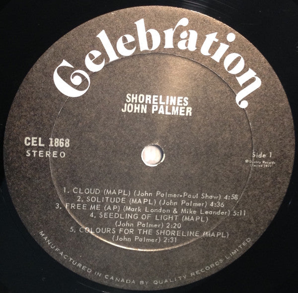 John Palmer (16) : Shorelines (LP, Album)