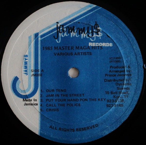 Various : 1985 Master Mega Hits - Sleng Teng Extravaganza (LP, Comp)