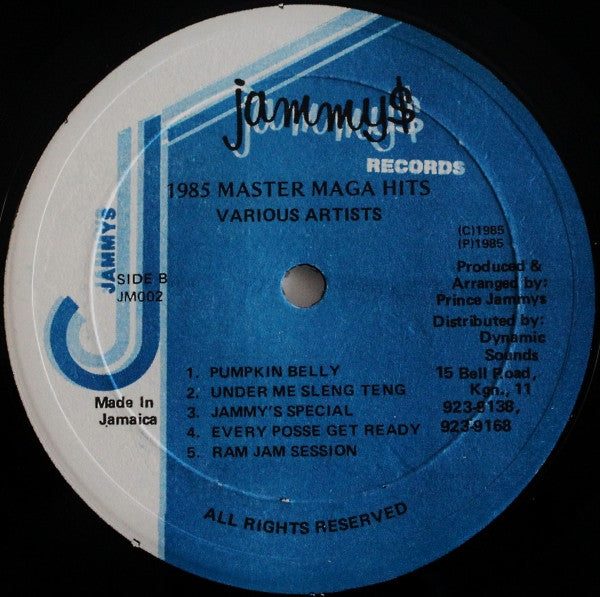 Various : 1985 Master Mega Hits - Sleng Teng Extravaganza (LP, Comp)