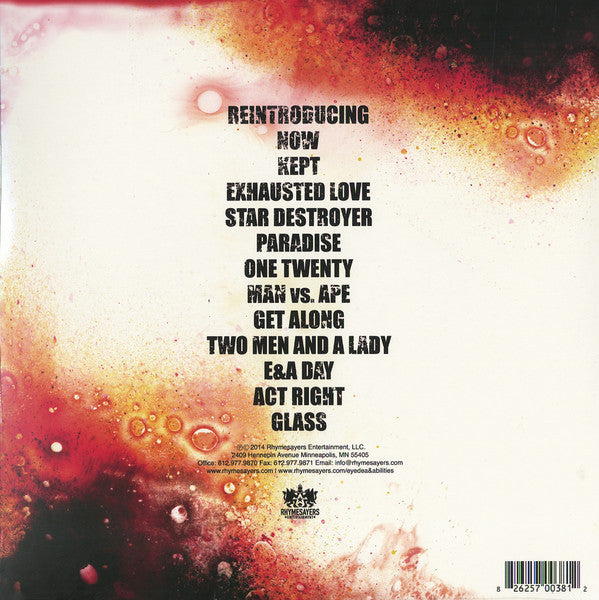 Eyedea & Abilities : E&A (2xLP, Album, Pic, RE)