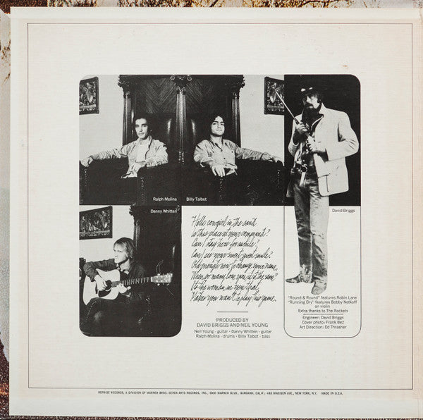 Neil Young With Crazy Horse : Everybody Knows This Is Nowhere (LP, Album, RP, Pit)