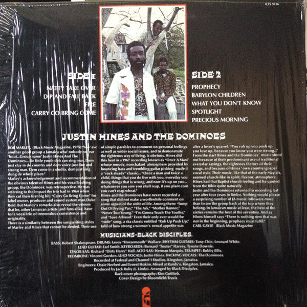 Justin Hinds & The Dominoes : Jezebel (LP, Album)