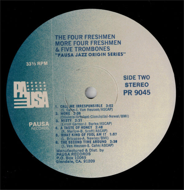 The Four Freshmen : More 4 Freshmen And 5 Trombones (LP, Album, RE)