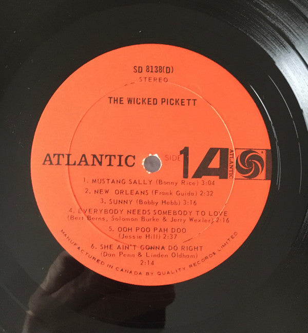 Wilson Pickett : The Wicked Pickett (LP, Album)