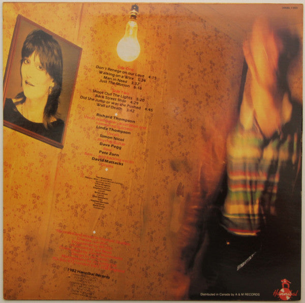 Richard & Linda Thompson : Shoot Out The Lights (LP, Album, Cin)