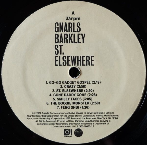 Gnarls Barkley : St. Elsewhere (LP, Album)
