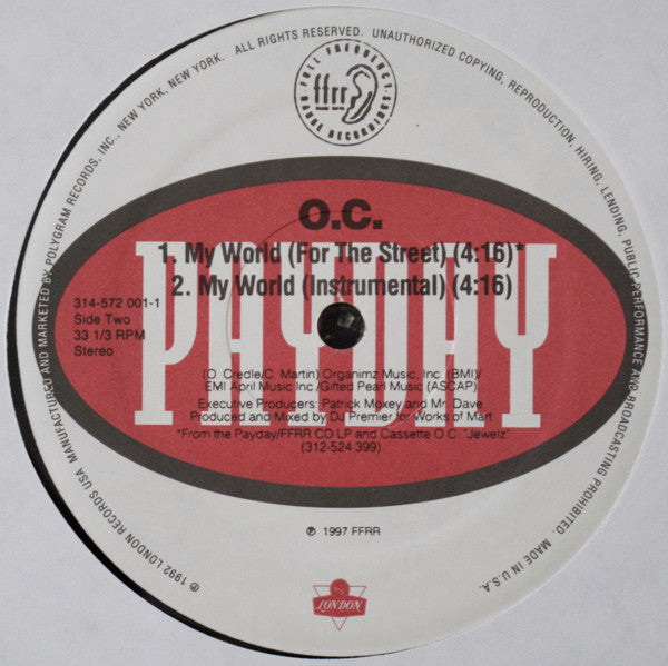 O.C. : My World (12")