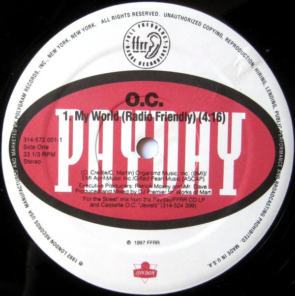 O.C. : My World (12")