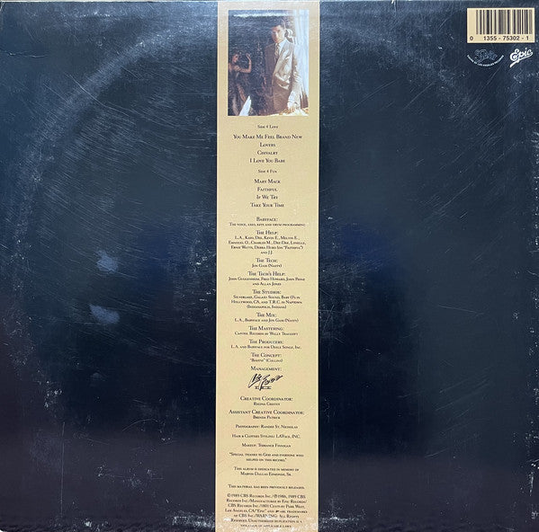 Babyface : Lovers (LP, Album)