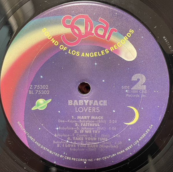 Babyface : Lovers (LP, Album)