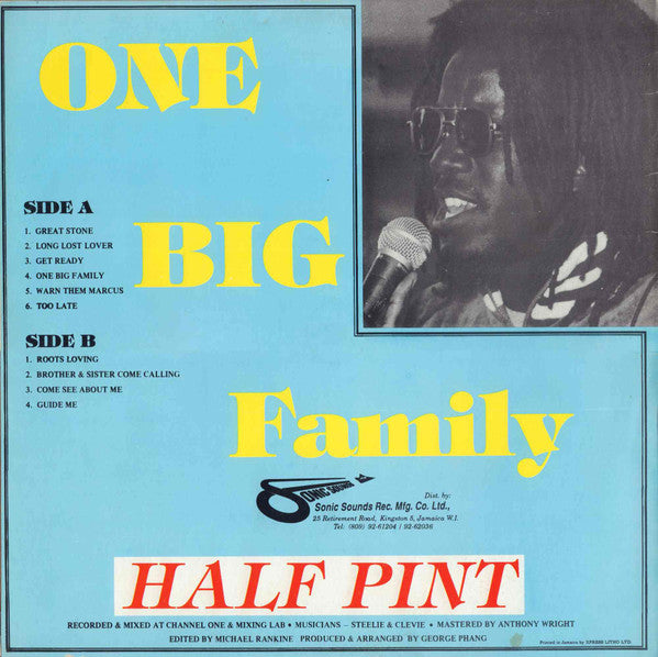 Half Pint (3) : One Big Family (LP, Album, Blu)