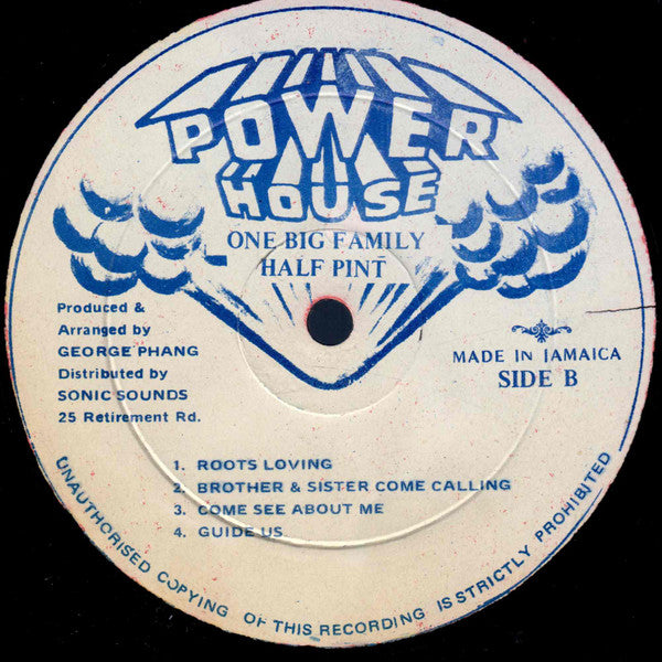 Half Pint (3) : One Big Family (LP, Album, Blu)