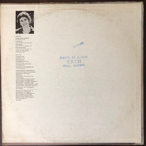 Tim Buckley : Starsailor (LP, Album)