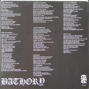 Bathory : The Return...... (LP, Album)