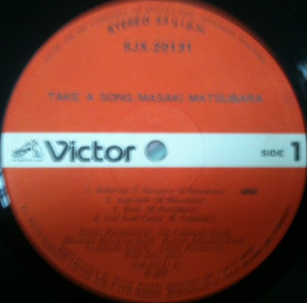 Masaki Matsubara : Take A Song (LP, Album)