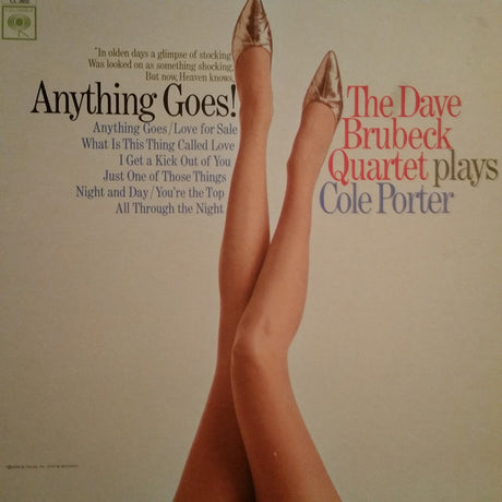The Dave Brubeck Quartet : Anything Goes! The Dave Brubeck Quartet Plays Cole Porter (LP, Album, Mono)