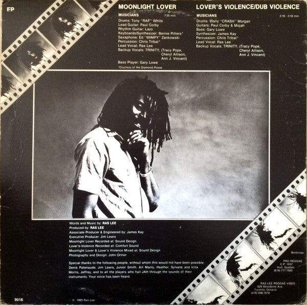 Ras Lee : Moonlight Lover (12", EP)
