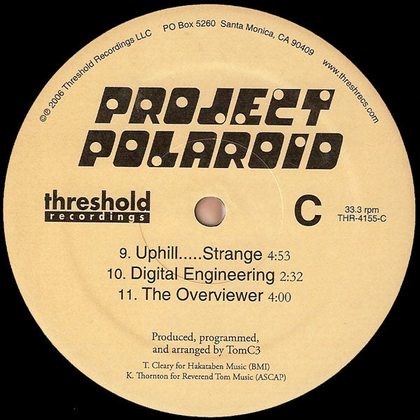 Project Polaroid : Project Polaroid (2xLP, Album, Ltd, Num)