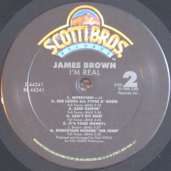 James Brown : I'm Real (LP, Album)