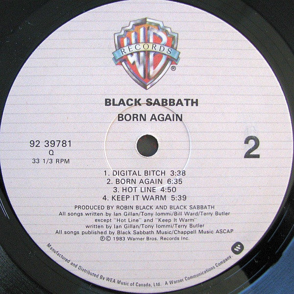 Black Sabbath : Born Again (LP, Album)